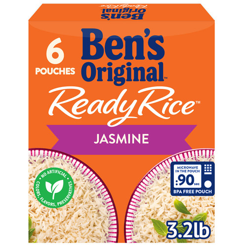 Ben's Original Ready Jasmine Rice (8.5 oz., 6 pk.) - [From 59.00 - Choose pk Qty ] - *Ships from Miami