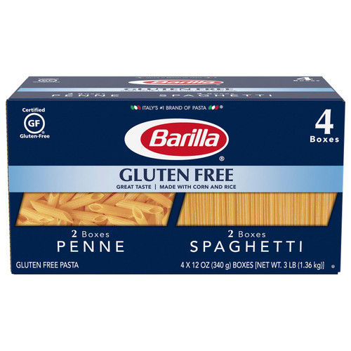 Barilla Gluten-Free Pasta, Variety Pack (12 oz., 4 pk.) - *Pre-Order