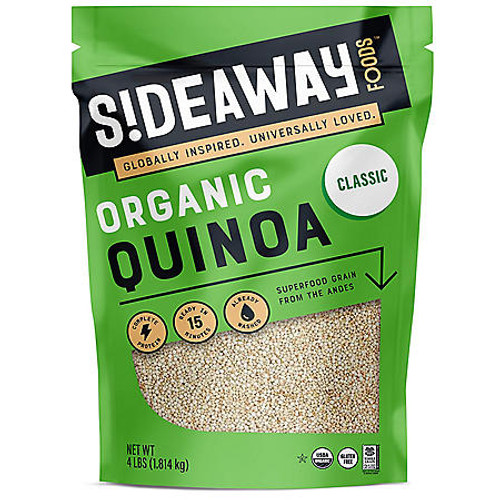 Sideaway Foods Organic Quinoa (64 oz.) - [From 49.00 - Choose pk Qty ] - *Ships from Miami