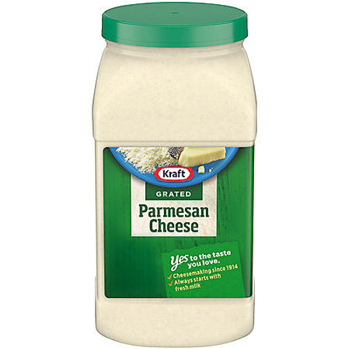 Kraft Grated Parmesan Cheese (4.5 lbs.) - [From 96.00 - Choose pk Qty ] - *Ships from Miami