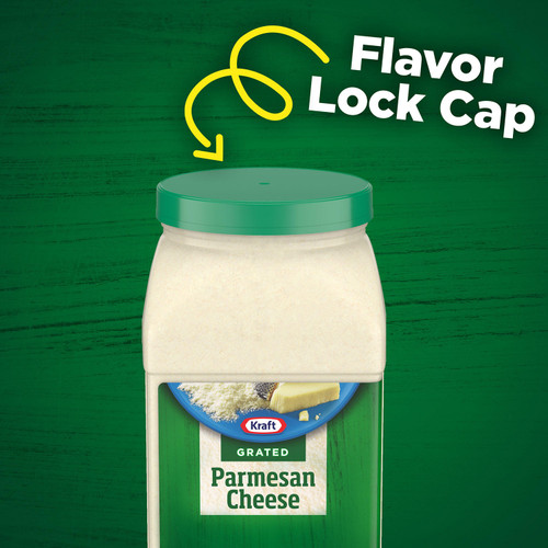 Kraft Grated Parmesan Cheese (4.5 lbs.) - [From 96.00 - Choose pk Qty ] - *Ships from Miami