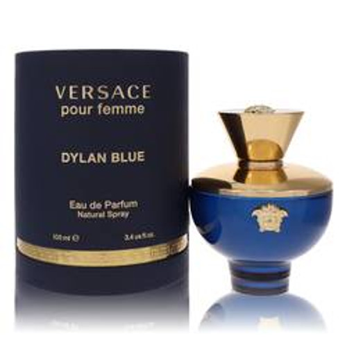 Versace Pour Femme Dylan Blue Perfume By Versace Eau De Parfum Spray 3.4 oz for Women - *Pre-Order