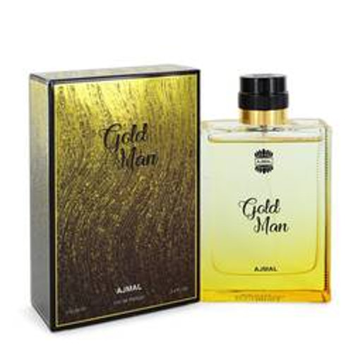 Ajmal Gold Cologne By Ajmal Eau De Parfum Spray 3.4 oz for Men - [From 112.00 - Choose pk Qty ] - *Ships from Miami