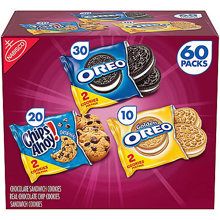 Nabisco Sweet Treats Cookie Variety Pack, OREO & CHIPS AHOY! (60 pk.) - *In Store
