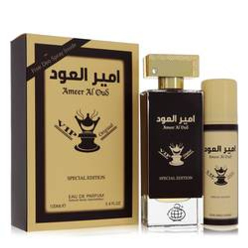 Ameer Al Oud Vip Original Special Edition Cologne By Fragrance World 3.4 oz Eau De Parfum Spray + 1.7 oz 3.4 oz for Men - [From 108.00 - Choose pk Qty ] - *Ships from Miami