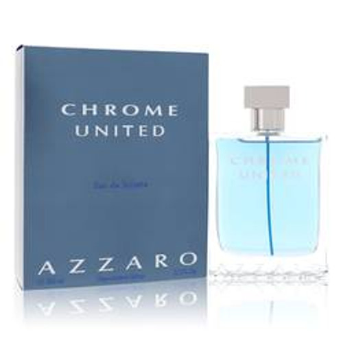 Chrome United Cologne By Azzaro Eau De Toilette Spray 3.4 oz for Men - [From 83.00 - Choose pk Qty ] - *Ships from Miami