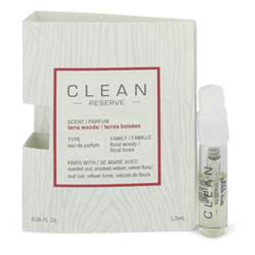 Clean Terra Woods Reserve Blend Perfume By Clean Vial (sample) 0.05 oz for Women - *Pre-Order