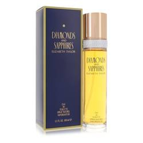 Diamonds & Sapphires Perfume By Elizabeth Taylor Eau De Toilette Spray 3.4 oz for Women - [From 47.00 - Choose pk Qty ] - *Ships from Miami
