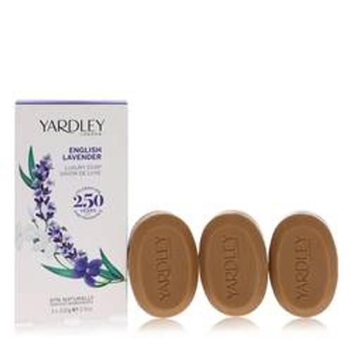 English Lavender Perfume By Yardley London 3 x 3.5 oz Soap 3.5 oz for Women - [From 35.00 - Choose pk Qty ] - *Ships from Miami