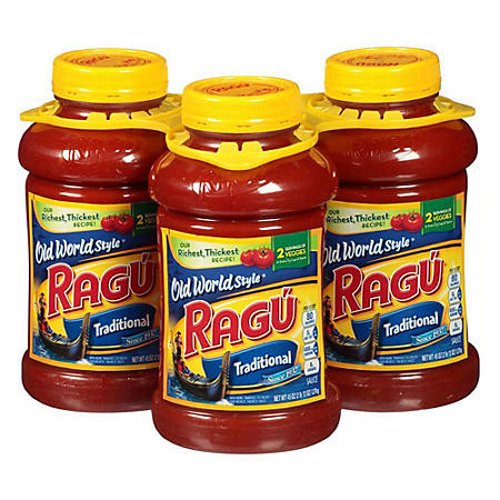 Ragu Old World Style Traditional Pasta Sauce (45 oz., 3 pk.) - *In Store