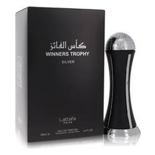 Lattafa Pride Winners Trophy Silver Cologne By Lattafa Eau De Parfum Spray 3.4 oz for Men - [From 112.00 - Choose pk Qty ] - *Ships from Miami