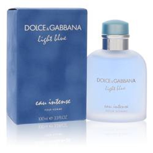 Light Blue Eau Intense Cologne By Dolce & Gabbana Eau De Parfum Spray 3.3 oz for Men - *Pre-Order