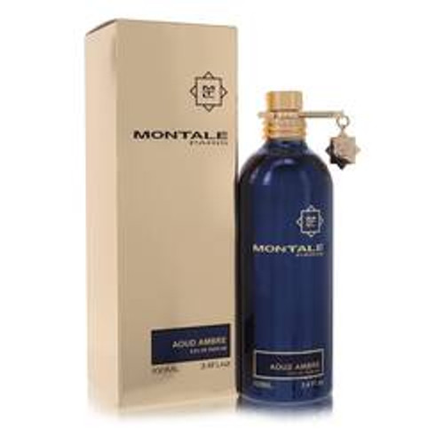 Montale Aoud Ambre Perfume By Montale Eau De Parfum Spray (Unisex) 3.4 oz for Women - *Pre-Order