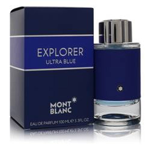 Montblanc Explorer Ultra Blue Cologne By Mont Blanc Eau De Parfum Spray 3.3 oz for Men - [From 108.00 - Choose pk Qty ] - *Ships from Miami