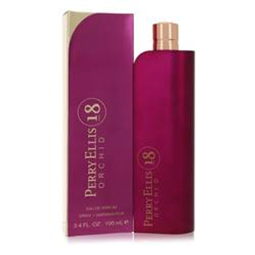 Perry Ellis 18 Orchid Perfume By Perry Ellis Eau De Parfum Spray 3.4 oz for Women - [From 108.00 - Choose pk Qty ] - *Ships from Miami