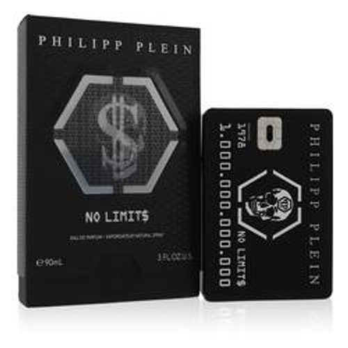 Philipp Plein No Limits Cologne By Philipp Plein Parfums Eau De Parfum Spray 3 oz for Men - *Pre-Order