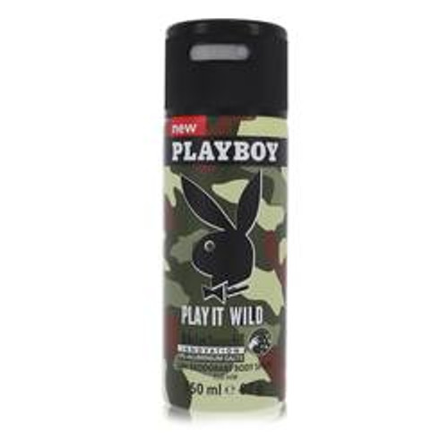 Playboy Play It Wild Cologne By Playboy Deodorant Spray 5 oz for Men - [From 23.00 - Choose pk Qty ] - *Ships from Miami