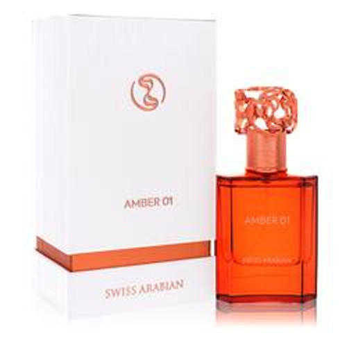 Swiss Arabian Amber 01 Cologne By Swiss Arabian Eau De Parfum Spray (Unisex) 1.7 oz for Men - *Pre-Order