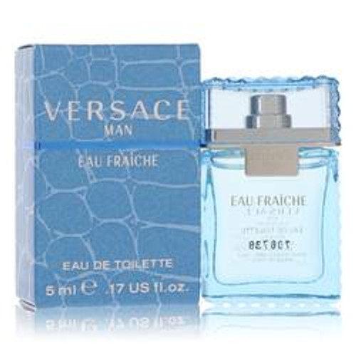 Versace Man Cologne By Versace Mini Eau Fraiche 0.17 oz for Men - [From 19.00 - Choose pk Qty ] - *Ships from Miami