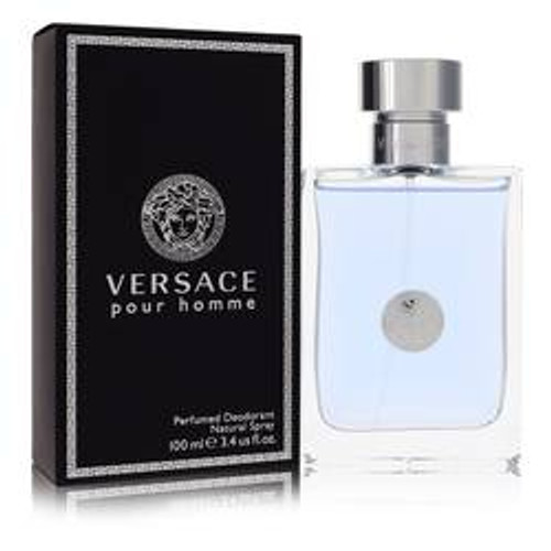 Versace Pour Homme Cologne By Versace Deodorant Spray 3.4 oz for Men - [From 120.00 - Choose pk Qty ] - *Ships from Miami