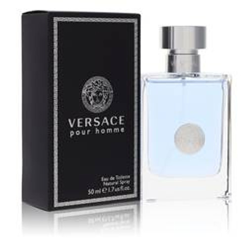 Versace Pour Homme Cologne By Versace Eau De Toilette Spray 1.7 oz for Men - [From 112.00 - Choose pk Qty ] - *Ships from Miami
