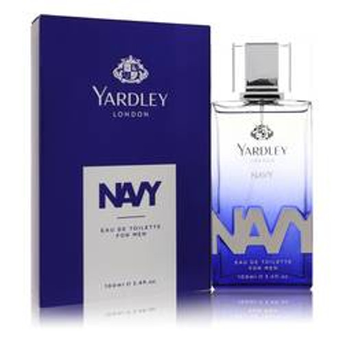 Yardley Navy Cologne By Yardley London Eau De Toilette Spray 3.4 oz for Men - [From 67.00 - Choose pk Qty ] - *Ships from Miami