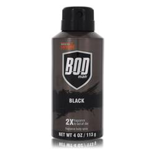 Bod Man Black Cologne By Parfums De Coeur Body Spray 4 oz for Men - *Pre-Order