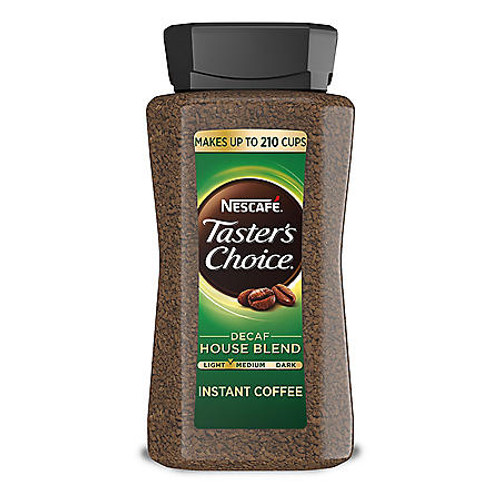 NESCAFE Taster's Choice Decaf House Blend Instant Coffee (14 oz.) - [From 66.00 - Choose pk Qty ] - *Ships from Miami