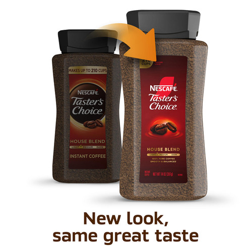 NESCAFE Taster's Choice House Blend Instant Coffee (14 oz.) - [From 57.00 - Choose pk Qty ] - *Ships from Miami