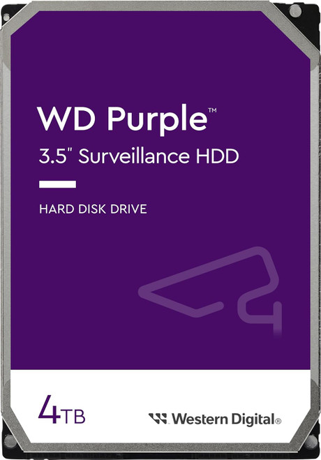 Western Digital WD40PURZ, 4TB Purple Surveillance Internal Hard Drive HDD - SATA 6 Gb/s, 64 MB Cache, 3.5" - *Pre-Order