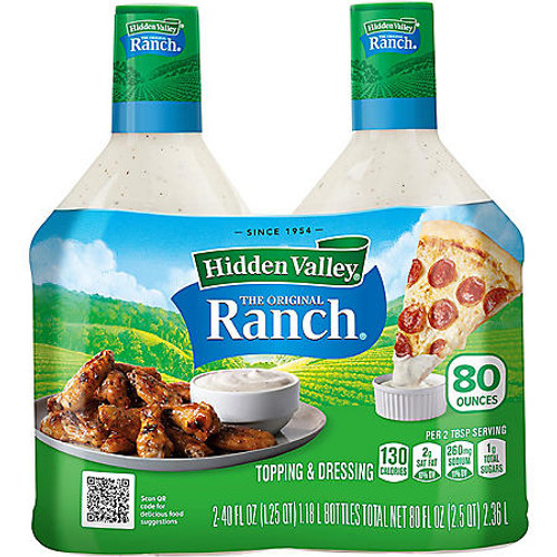 Hidden Valley Original Ranch Dressing (40 oz., 2 pk.) - [From 44.00 - Choose pk Qty ] - *Ships from Miami