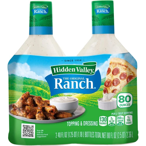 Hidden Valley Original Ranch Dressing (40 oz., 2 pk.) - [From 48.33 - Choose pk Qty ] - *Ships from Miami