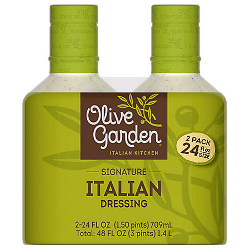Olive Garden Signature Italian Dressing (24 oz., 2 pk.) - [From 34.00 - Choose pk Qty ] - *Ships from Miami