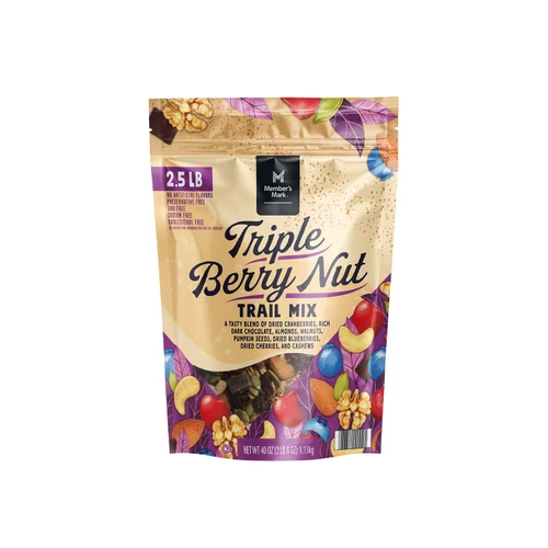 Member's Mark Triple Berry Nut Trail Mix (40 oz.) - [From 54.00 - Choose pk Qty ] - *Ships from Miami