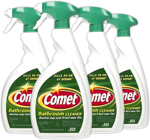 Comet Bathroom Cleaner Spray, Lemon, 32 oz - [From 18.00 - Choose pk Qty ] - *Ships from Miami
