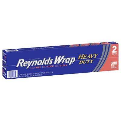 Reynolds Wrap Heavy Duty 18" Aluminum Foil, 300 sq. ft., 2 pk. - *In Store
