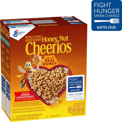 Honey Nut Cheerios Gluten-Free Cereal (24 oz., 2 pk.) - *Pre-Order