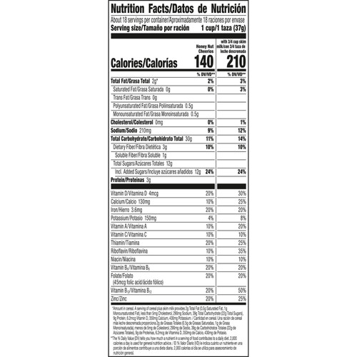 Honey Nut Cheerios Gluten-Free Cereal (24 oz., 2 pk.) - *Pre-Order