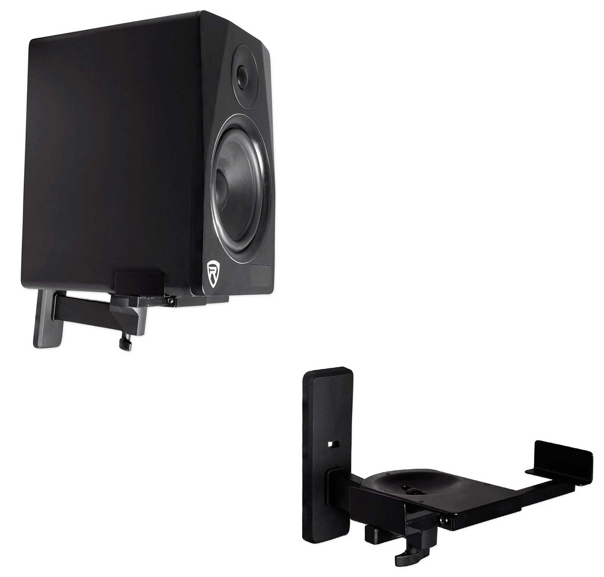 ergens Oriënteren Riskant Pair Wall Mount Swivel Brackets For Yamaha HS8 HS-8 Studio Monitor Speakers