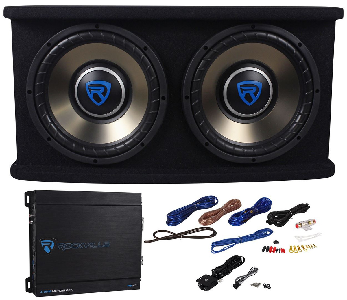 rockville dual 10 sub box