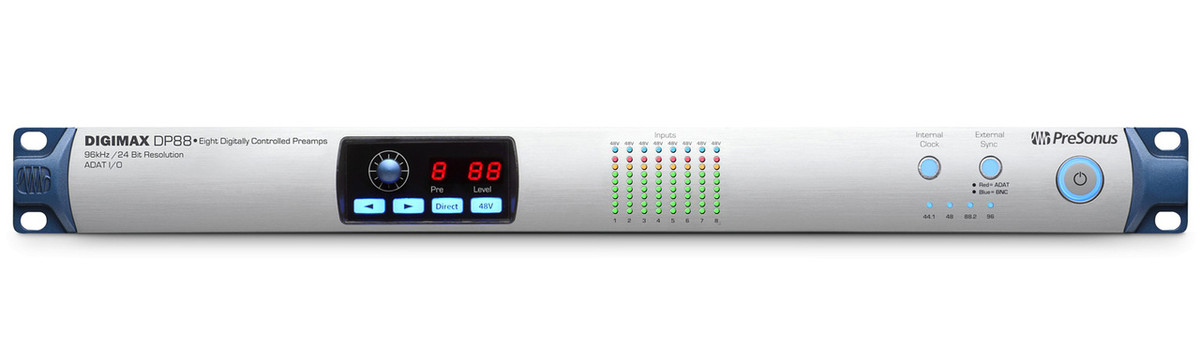 配信機器・PA機器・レコーディング機器 Presonus DIGIMAX DP88 8ch MicPre adat Presonus Studio 192 and Digimax DP88 Review
