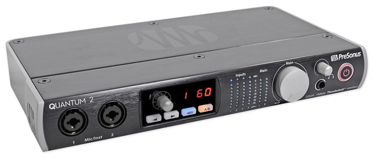 PRESONUS Quantum 2 22x24 Thunderbolt Audio Recording Interface w/ 2 XMAX preamps 599.95