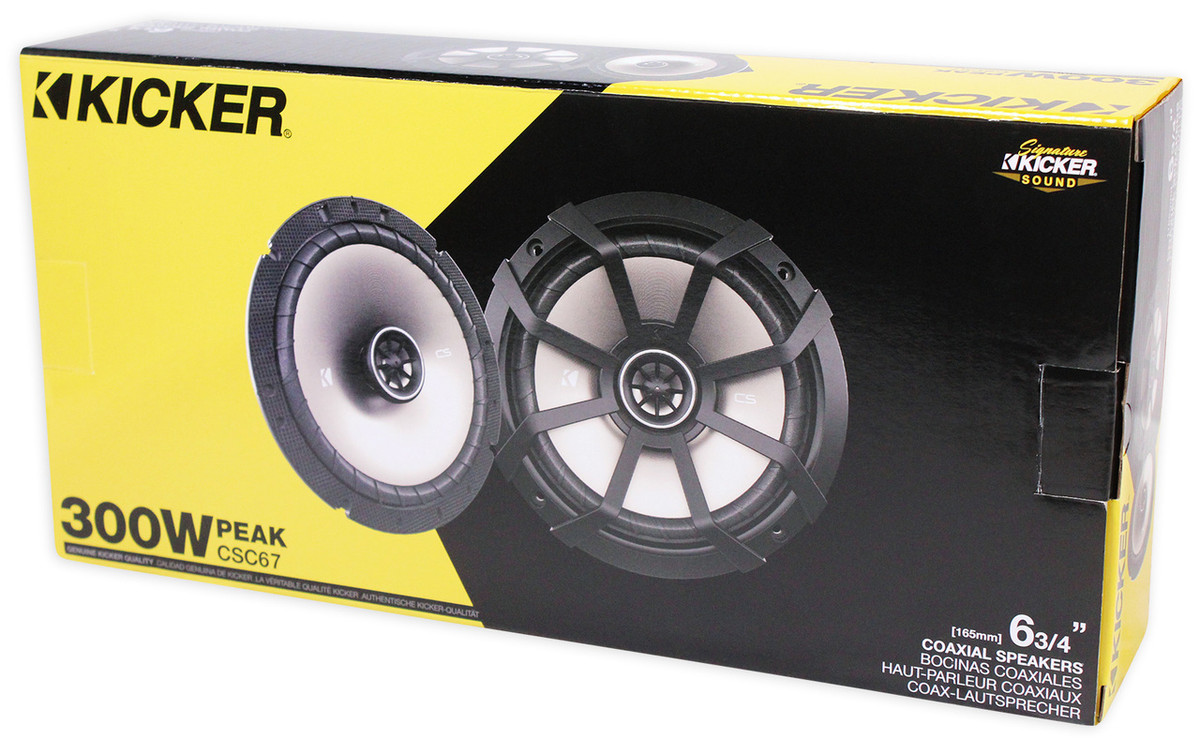 Kicker CS Sound Bar+Front Speakers Replacement Kit For JEEP WRANGLER JK 200710 124.95