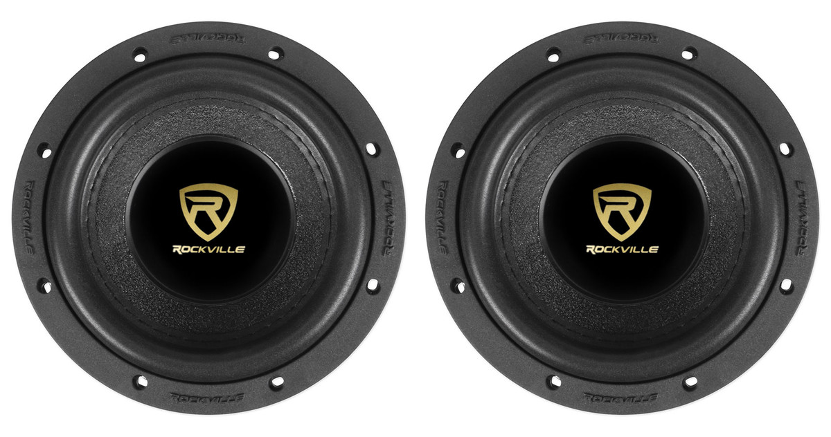 Rockville W65K9D2 1000w Car Audio Subwoofer Dual 2-Ohm Sub