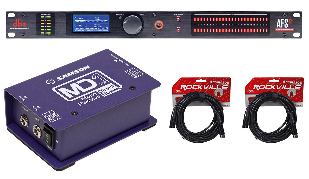 アンプ AFS 224 Advanced Feedback Suppresser AFS224 | dbx Professional Audio | English (US)