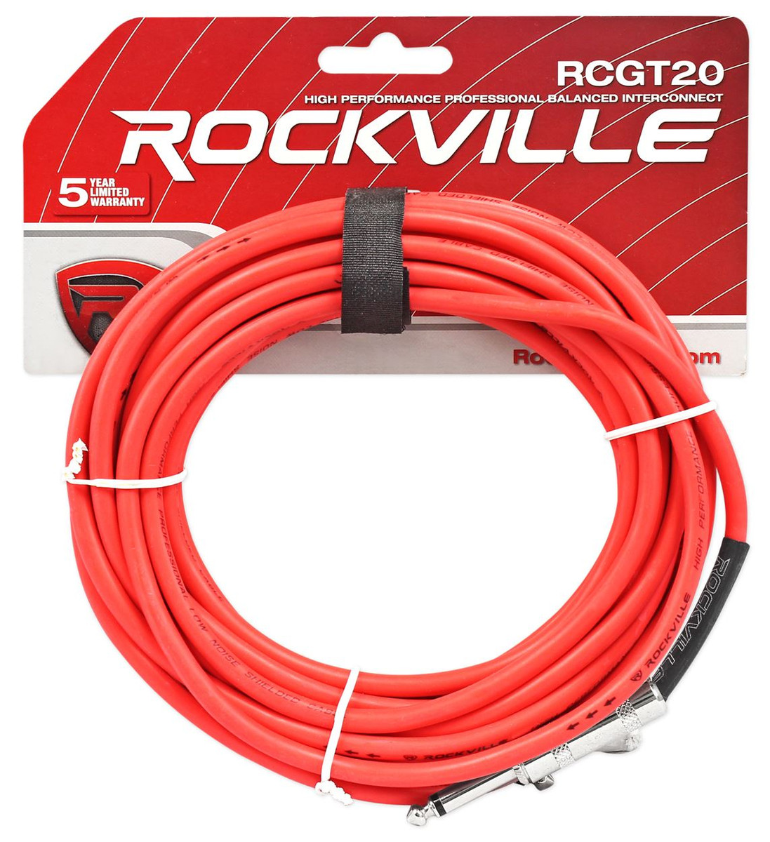 2 x 5ft 1.5m Guitar Leads Instrument Cables 1/4" Inch 6.35mm 5 Year  Warranty | Selby Rockville (2) RCGT1.5BL 1.5フィート 1/4インチ TS to 1/4インチ TS 計器ケーブル - ブル