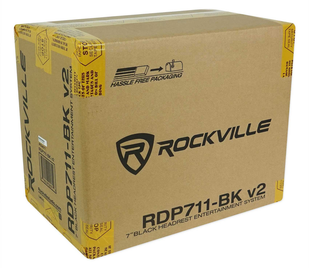 Rockville RDP711BK 7 inch Black Plug N Play Car Headrest Monitors w/DVD Player/HDMI 139.95