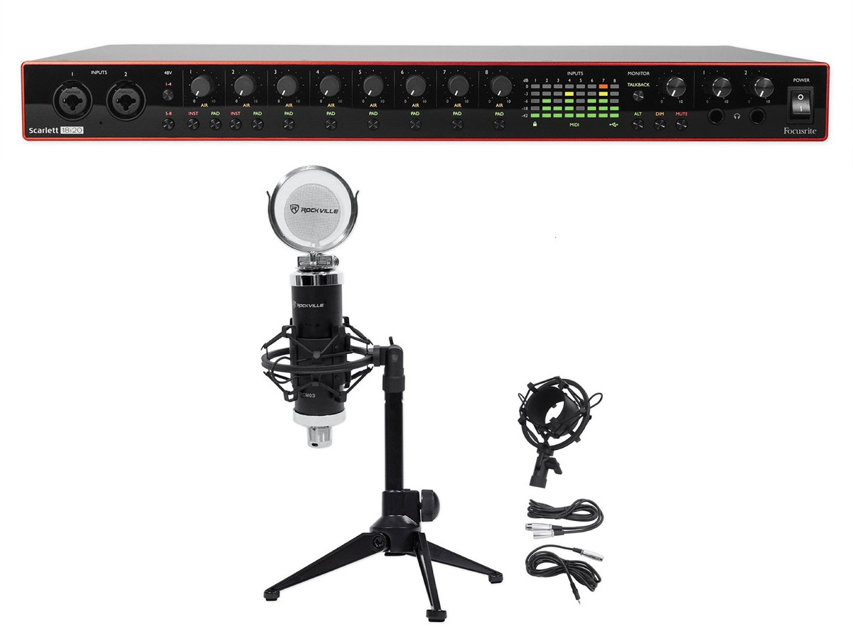 Focusrite Scarlett 18i20 3rd Gen 18-in, 20-out USB audio