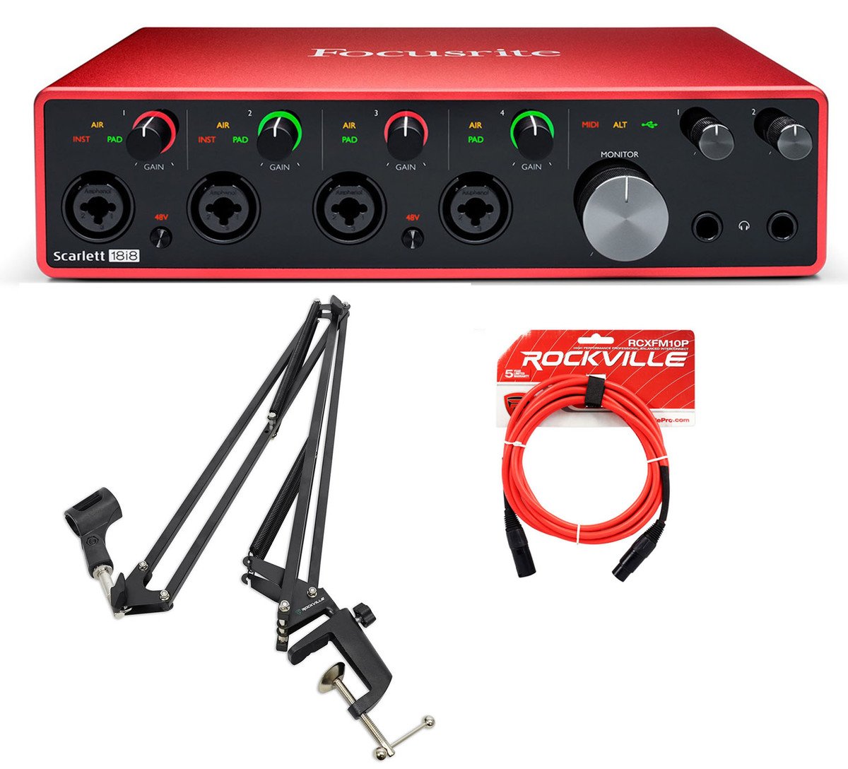 FOCUSRITE Scarlett 18i8 オーディオインターフェース 