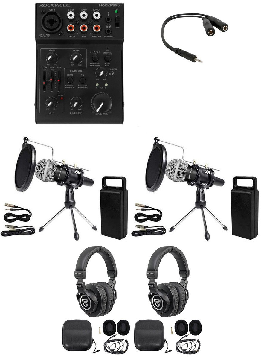 Podcast Equipment Podcast Recording Headphones Podcast Equipment